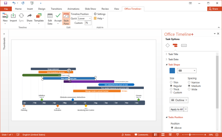 office timeline reviews
